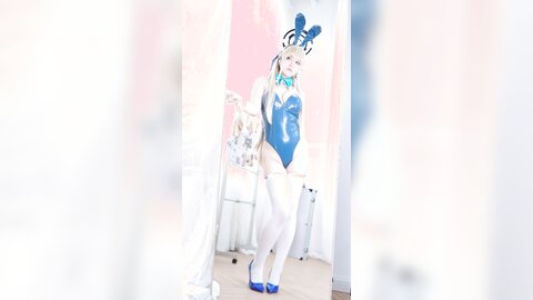 [Cosplay] BANBANKO 半半子 - Asuma Toki Bunny 飛鳥馬トキBunny (Blue Archive) (2)