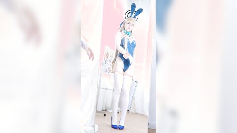 [Cosplay] BANBANKO 半半子 - Asuma Toki Bunny 飛鳥馬トキBunny (Blue Archive) (2)