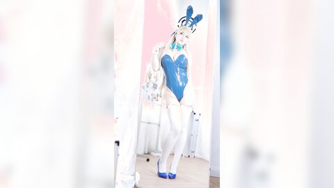 [Cosplay] BANBANKO 半半子 - Asuma Toki Bunny 飛鳥馬トキBunny (Blue Archive) (2)