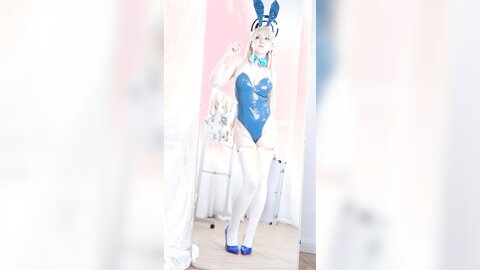 [Cosplay] BANBANKO 半半子 - Asuma Toki Bunny 飛鳥馬トキBunny (Blue Archive) (2)