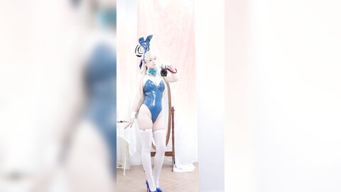 [Cosplay] BANBANKO 半半子 - Asuma Toki Bunny 飛鳥馬トキBunny (Blue Archive)
