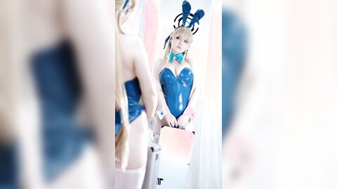 [Cosplay] BANBANKO 半半子 - Asuma Toki Bunny 飛鳥馬トキBunny (Blue Archive) (3)
