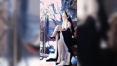[Cosplay] BANBANKO 半半子 - Implacable Nun インプラカブル 修道女 (Azur Lane) (5)