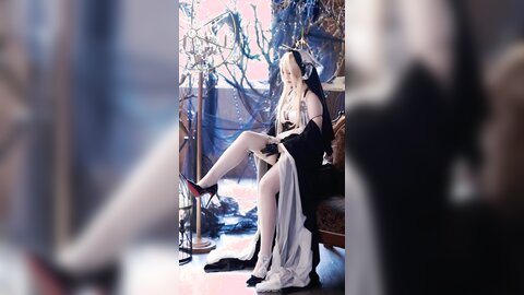 [Cosplay] BANBANKO 半半子 - Implacable Nun インプラカブル 修道女 (Azur Lane) (5)