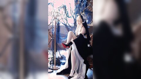 [Cosplay] BANBANKO 半半子 - Implacable Nun インプラカブル 修道女 (Azur Lane) (5)