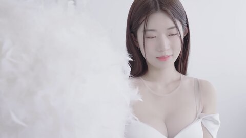 023 고화질 초근접 Ai 실사 룩북???? 화이트 웨딩 여친룩 란제리 언더웨어 룩북 직캠 레전드 underwear Lookbook 모델 양서윤 룩북