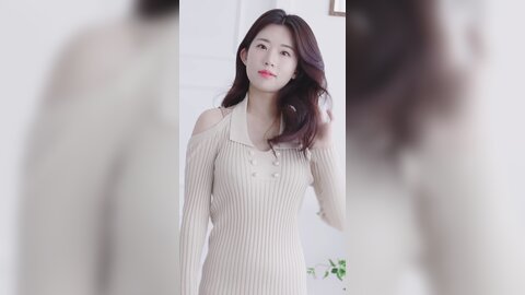 039 세로룩북 초근접 Ai 실사 룩북???? 딱 달라붙는 원피스 벗는 언더웨어 룩북 직캠 레전드 underwear Lookbook 모델 양서윤 룩북