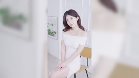 040 세로룩북 Ai 실사 룩북???? 화이트 원피스 여친룩 언더웨어 룩북 직캠 bikini underwear Lookbook 양서윤룩북