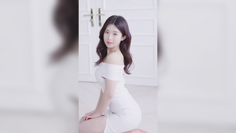 040 세로룩북 Ai 실사 룩북???? 화이트 원피스 여친룩 언더웨어 룩북 직캠 bikini underwear Lookbook 양서윤룩북