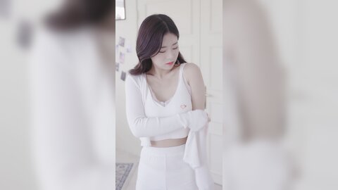 053 세로룩북 남자들의 로망???? 속옷 룩북 여친룩 화이트 란제리 룩북 직캠 레전드 몸매 shirts underwear Lookbook 양서윤 룩북
