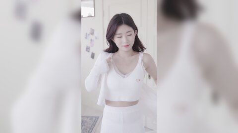 053 세로룩북 남자들의 로망???? 속옷 룩북 여친룩 화이트 란제리 룩북 직캠 레전드 몸매 shirts underwear Lookbook 양서윤 룩북
