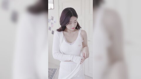 053 세로룩북 남자들의 로망???? 속옷 룩북 여친룩 화이트 란제리 룩북 직캠 레전드 몸매 shirts underwear Lookbook 양서윤 룩북