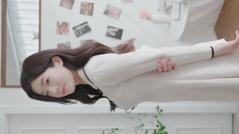 064 세로룩북 눈앞에서 갈아입는 룩북 ???? 스타킹 하이라이트 속옷 룩북 란제리 직캠 레전드 몸매 shirts underwear Lookbook 양서윤 대학생 여대생 룩북