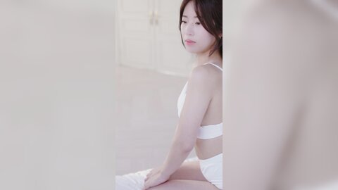118 세로⧸초근접 한 번 보면 아쉬운 서윤 화이트 비키니⧸ 언더웨어 룩북 촬영회 직캠❤ Lookbook bikini fashion show ⧸ underwear outfit