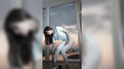 좋아해？????하이힐미니스커트 룩북 Do you like white pants？???? High heels mini skirt LookBook