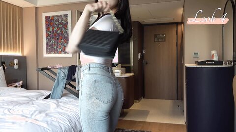 호텔에서???? 청바지 룩북 Hotel Jeans Lookbook