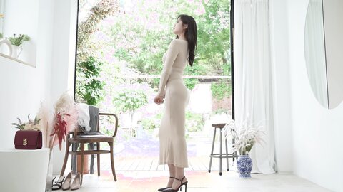 미시룩의 정석 룩북????스틸레토 힐 ⧸ Long tight dress LOOKBOOK vol.2 ⧸ 连衣裙 vestido das Kleid ワンピース