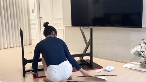 요청 많았던 영상❤️ 꽃빵이의 책상 조립하기 Making a desk 机の組み立て 书桌组装 ensamblaje de escritorio lắp ráp bàn học