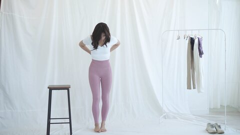 더빙SUB 내 목소리 들으러 올 사람？???? 레깅스 룩북 Leggings lookbook レギンス 打底裤 เลกกิ้งส์