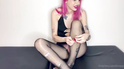 Kirojpg 21 11 2022 2688645548 Letб─≥S Rip Those Shiny Black Pantyhose On My Legs And Ass П÷╔╨П÷╔╟