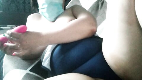 Asian Girl Masturbates Alone And Misses
