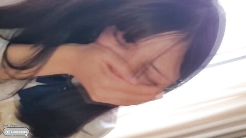 A Beautiful Girl With Black Hair Idol Face Is Panting In Agony And Rej