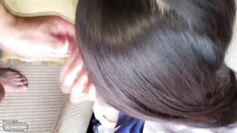 A Beautiful Girl With Black Hair Idol Face Is Panting In Agony And Rej