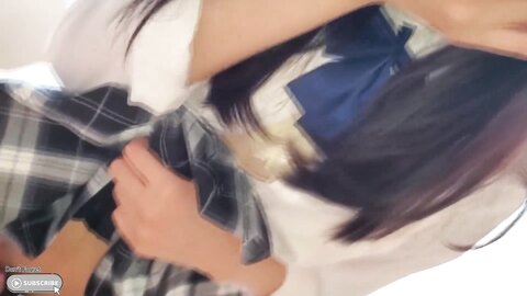 A Beautiful Girl With Black Hair Idol Face Is Panting In Agony And Rej
