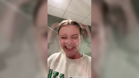 Fansly Babykaitt  First Cum Walk