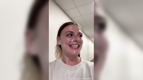 Fansly Babykaitt  First Cum Walk