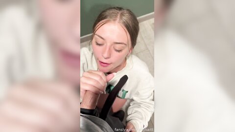 Fansly Babykaitt  First Cum Walk