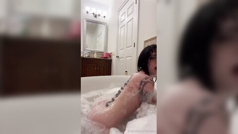 Onlyfans Com Essaere  Bathtub Jet Masturbation