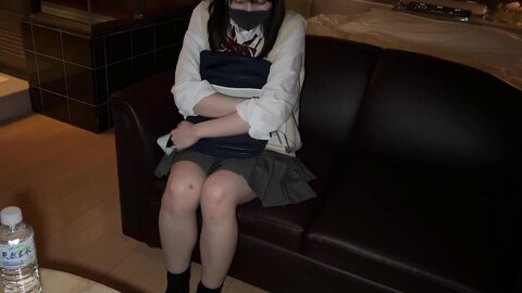 534IND-140 .. School identification [Individual shooting] Classes end uniform girls ③ In front of the school...