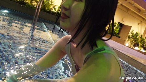 3928076 First photo shoot and face to face! Only until today! Showing up in a swimming costume like this? A reclusive college student is waiting for a change of clothes at a night pool and unexpectedly appear...