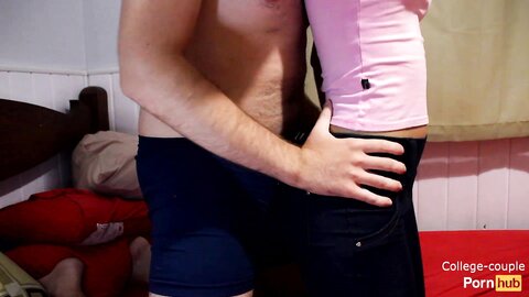 Jeans Pink Panties Dry Humping Ass Ultil He Cums In His Pants 2