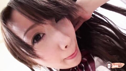 Bored Japanese Girl Tries Oral Sex With Her Big Friend And Makes Him Cu