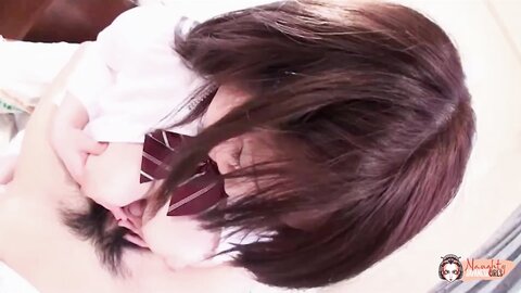 Bored Japanese Girl Tries Oral Sex With Her Big Friend And Makes Him Cu