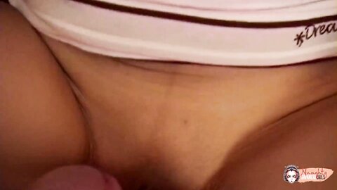 After Placing A Dildo In Her Pussy The Babe Rubbed Her Clit Until The O
