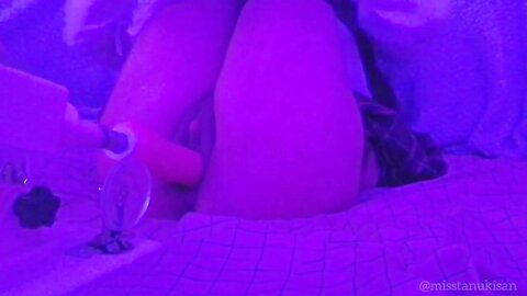 Amateur *** Having Fun With Sex Machine Close Up Creamy Pussy Mu