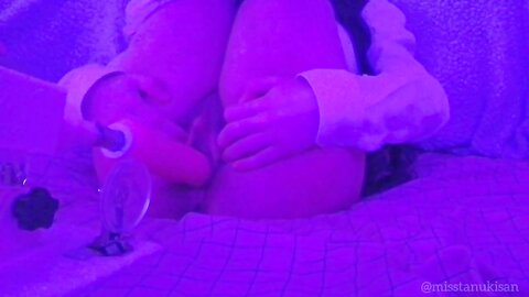 Amateur *** Having Fun With Sex Machine Close Up Creamy Pussy Mu