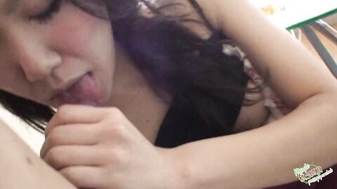 Pierced Asian Girl Gets Her Hairy Pussy Fingered And Fucked