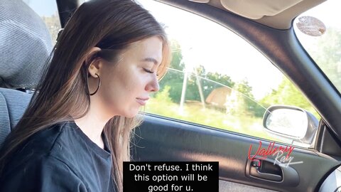 Whore Sucked In The Car And Cheated Her Boyfriend