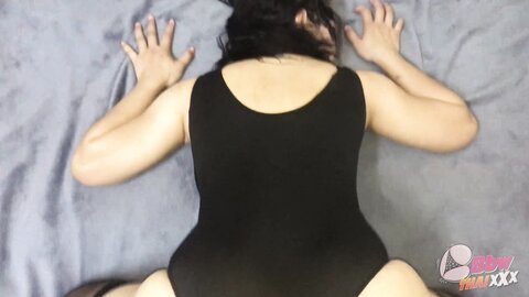 Asian Girl Sucks And Fucks In Leather Suit Cum Inside