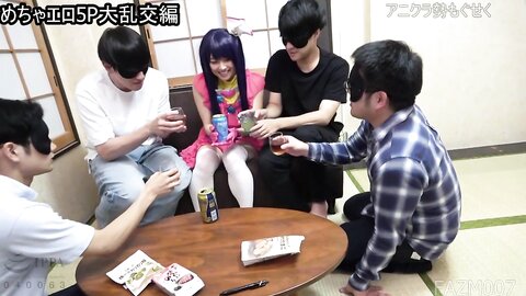 FAZM-007 [Close D Kissing 5P Big Orgy SEX] 140cm Shaved Beautiful Girl Layer [Everyone Tongue Licking...