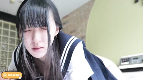 Akane 18Yearold Blackhaired Beautiful Girl Raw Vaginal Shot