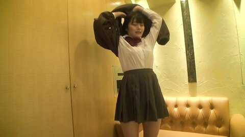 383NMCH-051 Face [Personal shooting] Gonzo with short -haired busty girls