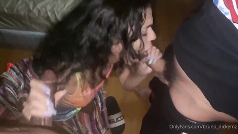Bruno Dickemz  Threesome With Submissive Slut