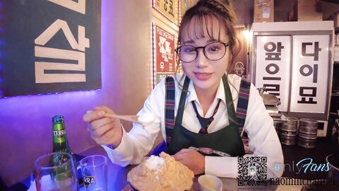 Creampie Facial Gonzo With Obedient Korean Girl With Big Butt Glasses