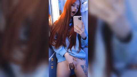 Onlyfans Com  Purple Bitch  Masturbating On The Plane