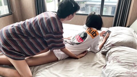 Found Asian Stepsister Watching